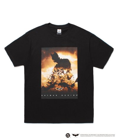 画像1: WACKO MARIA (THE DARK KNIGHT TRILOGY_CREW NECK T-SHIRT TYPE-1) BLACK