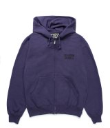 WACKO MARIA (HEAVY WEIGHT FULL ZIP HOODED SWEAT SHIRT TYPE-4) PURPLE