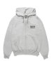 画像1: WACKO MARIA (HEAVY WEIGHT FULL ZIP HOODED SWEAT SHIRT TYPE-4) GRAY (1)