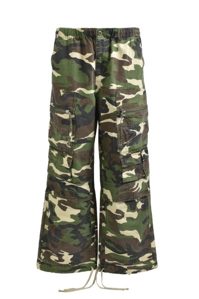 画像1: BREATH (SUICIDE CAMO CARGO PANTS) WOODLAND CAMO