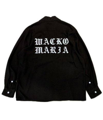 画像2: WACKO MARIA (50'S SHIRT L/S TYPE-3) BLACK