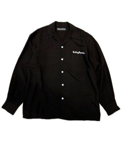 画像1: WACKO MARIA (50'S SHIRT L/S TYPE-3) BLACK