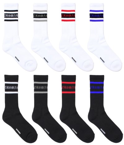 画像1: WACKO MARIA (SKATER SOCKS TYPE-2) 8 COLORS