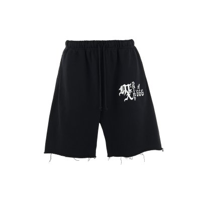 画像1: SAINT Mxxxxxx (MX666 SWEAT SHORTS) BLACK