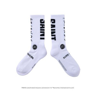 画像1: SAINT Mxxxxxx (FRD_FRIENDS SOCKS) WHITE