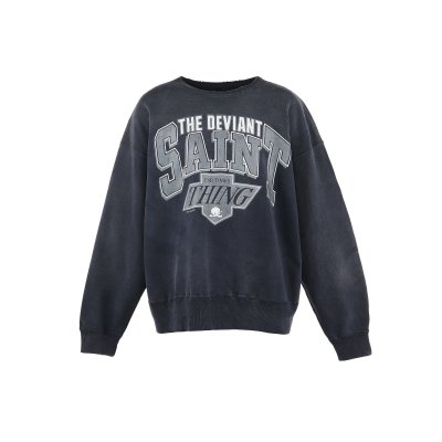 画像1: SAINT Mxxxxxx (THE DEVIANT CREW NECK SWEAT) BLACK