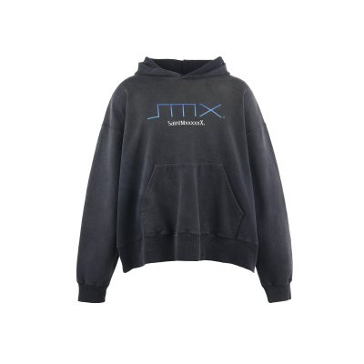 画像1: SAINT Mxxxxxx (SMX HOODIE) BLACK