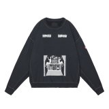 C.E (OVERDYE MD MACHINES CREW NECK) BLACK