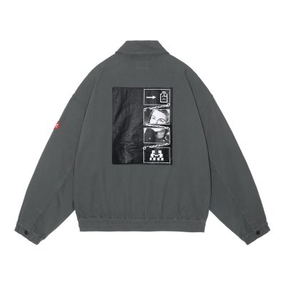 画像2: C.E (SOFT COTTON ZIP JACKET) CHARCOAL