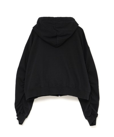 画像2: FACETASM (CROPPED ZIP-UP HOODIE) BLACK