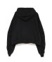 画像2: FACETASM (CROPPED ZIP-UP HOODIE) BLACK (2)