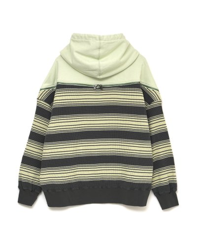 画像2: FACETASM (WAFFLE KNIT ZIP HOODIE) MINT