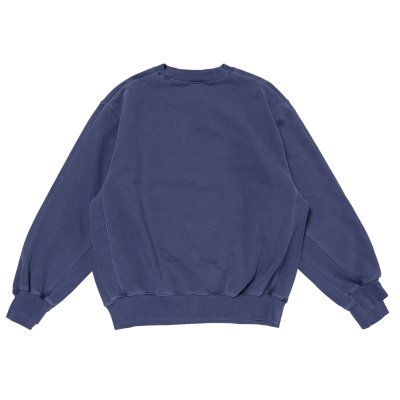 画像2: LQQK STUDIO (WASHED FLEECE CREWNECK) BLUE