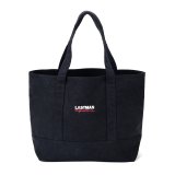 LASTMAN (LOGO EMBROIDERED TOTE BAG) BLACK