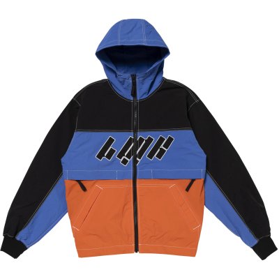 画像1: LQQK STUDIO (MOTORCYCLE JACKET) BLACK-BLUE