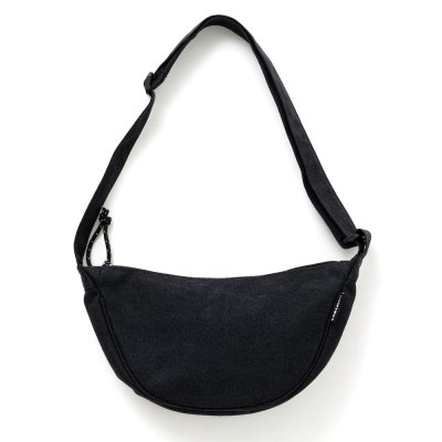 画像2: LASTMAN (LOGO EMBROIDERED SHOULDER BAG) BLACK