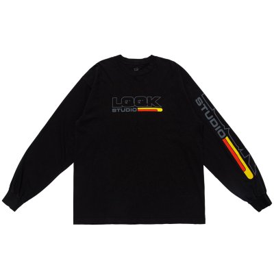 画像1: LQQK STUDIO (MORTOCYCLE TEE) BLACK