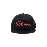 LASTMAN (EMBROID BASEBALL CAP -SPRAY-) BLK-RED