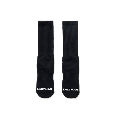 画像2: LASTMAN (LOGO SOX -CASH RULES-) BLACK