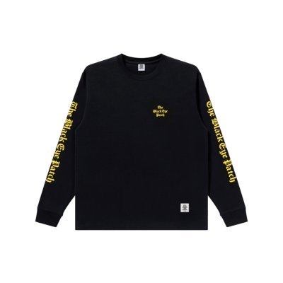 画像1: BLACK EYE PATCH (TIMES LOGO L/S TEE) BLACK