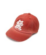 KAMIYA ("KAMIYA" Distressed Cap) RED