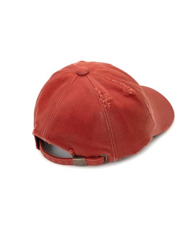 画像2: KAMIYA ("KAMIYA" Distressed Cap) RED