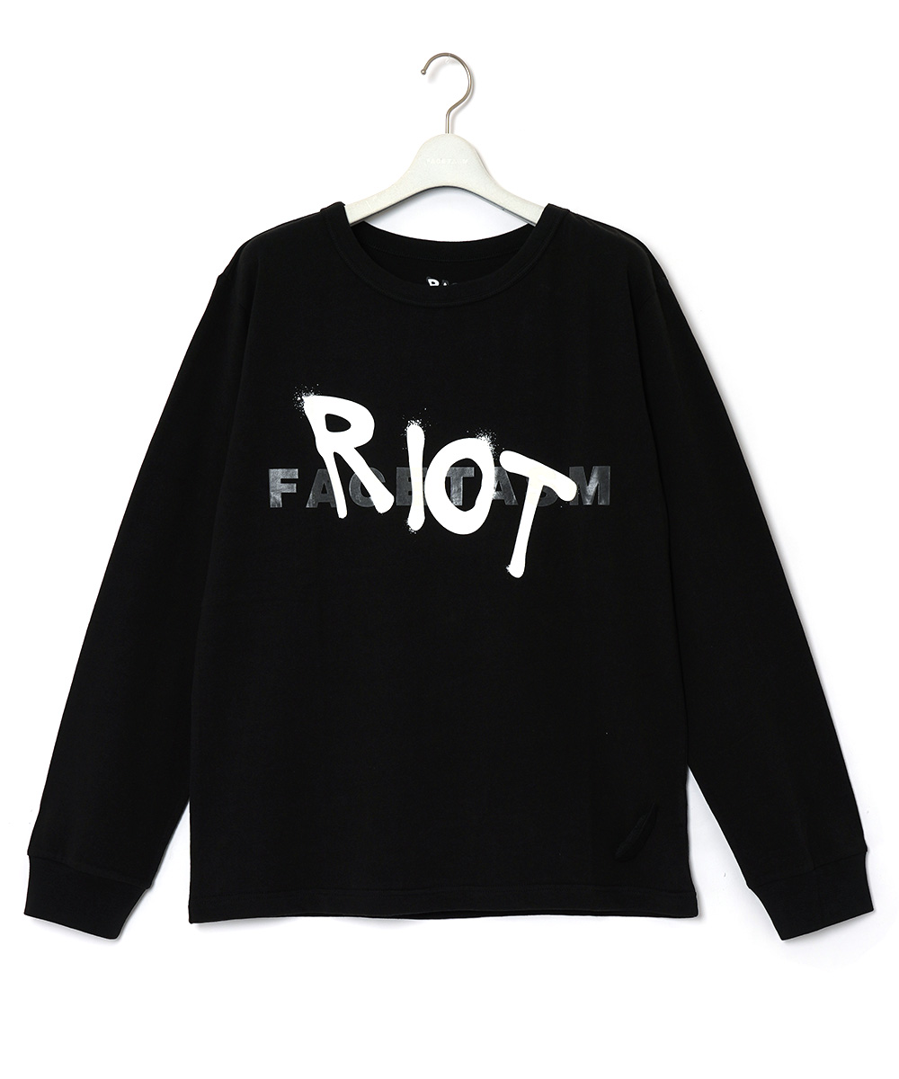 女性が喜ぶ♪ RIOT XL FACETASM NAILED LOGO HOODIE パーカー