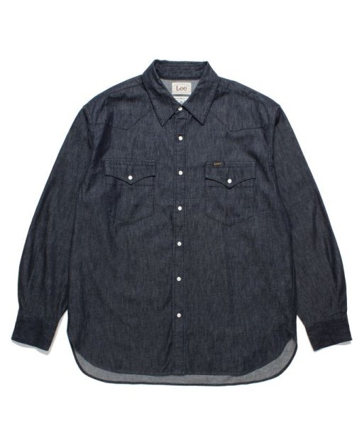 画像1: WACKO MARIA (Lee DENIM WESTERN SHIRT) INDIGO (1)