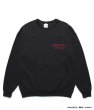 画像2: WACKO MARIA (INNOCENCE "CREW NECK SWEAT SHIRT TYPE 2") BLACK (2)