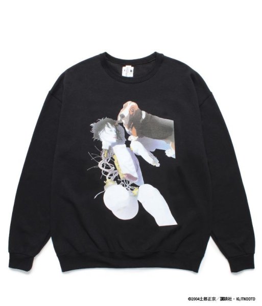 画像1: WACKO MARIA (INNOCENCE "CREW NECK SWEAT SHIRT TYPE 1") BLACK (1)