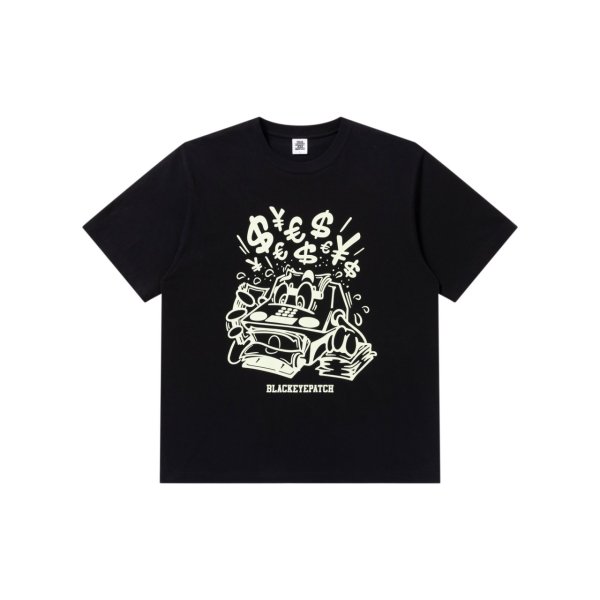 画像1: BLACK EYE PATCH (COUNTBOY TEE) BLACK (1)