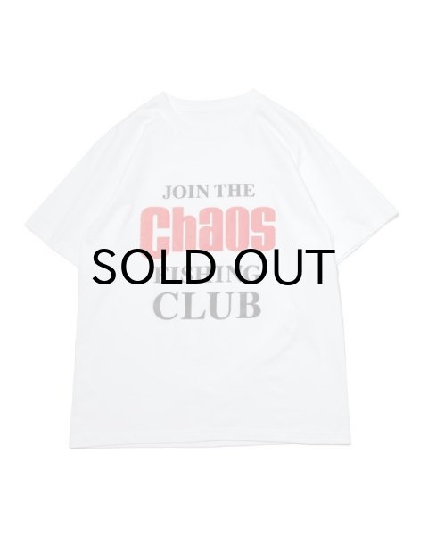 画像1: Chaos Fishing Club (JOIN THE CFC CREW NECK T-SHIRT) WHITE (1)