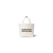 画像2: BLACK EYE PATCH (PRIORITY LABEL SMALL TOTE) WHITE (2)