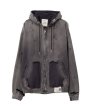 画像1: Maison MIHARA YASUHIRO (SUN FADED LIKE ZIP UP HOODIE) BLACK (1)