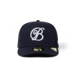 画像1: BLACK EYE PATCH (B EMBELEM PRE CURVED NEW ERA CAP) NAVY (1)