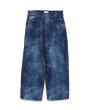 画像1: FACETASM (GALAXY DENIM BIG HEART PANTS) INDIGO (1)