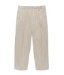 画像2: WACKO MARIA (DOUBLE PLEATED CHINO TROUSERS) L-BEIGE (2)