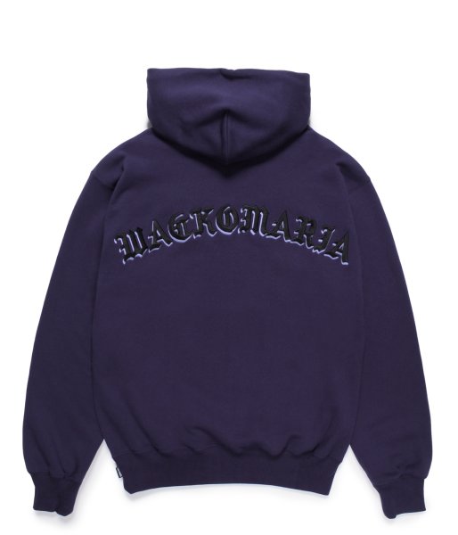 画像1: WACKO MARIA (MIDDLE WEIGHT PULLOVER HOODED SWEAT SHIRT TYPE-2) PURPLE (1)