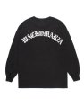 画像1: WACKO MARIA (CREW NECK LONG SLEEVE T-SHIRT TYPE-1) BLACK (1)