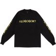 画像1: LQQK STUDIO (LQQK L/S TEE) BLACK (1)