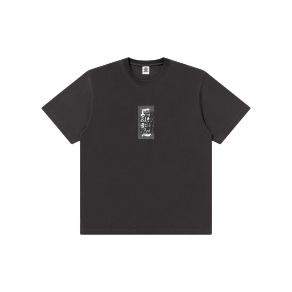 画像1: BLACK EYE PATCH (HANDLE WITH CARE TEE) CHARCOAL (1)