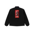 画像1: BLACK EYE PATCH (HWC LABEL EMBROIDERED DUCK JACKET) BLACK (1)