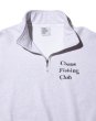 画像3: Chaos Fishing Club (LOGO HALF ZIP SWEAT SHIRT) ASH GRAY (3)