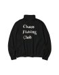 画像2: Chaos Fishing Club (LOGO HALF ZIP SWEAT SHIRT) BLACK (2)