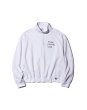 画像1: Chaos Fishing Club (LOGO HALF ZIP SWEAT SHIRT) ASH GRAY (1)