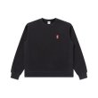 画像1: BLACK EYE PATCH (SMALL HWC CREW SWEAT) BLACK (1)