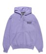 画像1: WACKO MARIA (HEAVY WEIGHT FULL ZIP HOODED SWEAT SHIRT TYPE-2) PURPLE (1)