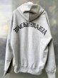 画像2: WACKO MARIA (HEAVY WEIGHT FULL ZIP HOODED SWEAT SHIRT TYPE-2) GRAY (2)