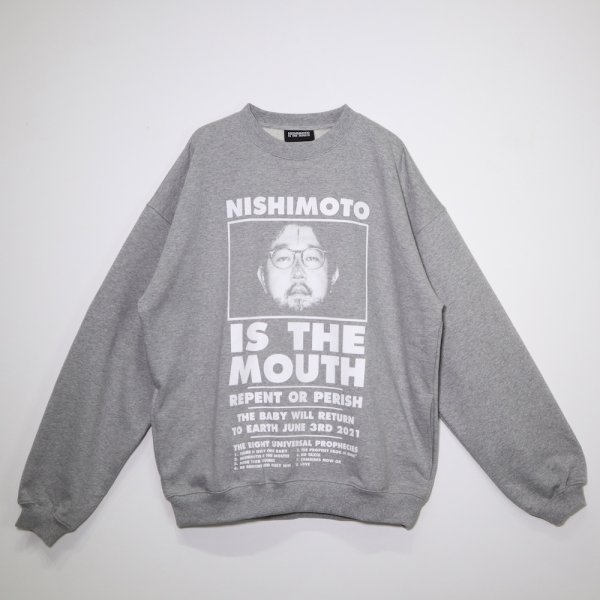 画像1: NISHIMOTO IS THE MOUTH (NEW CLASSIC SWEAT SHIRTS) GREY (1)