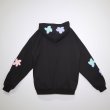 画像2: NISHIMOTO IS THE MOUTH (FLOWER SWEAT HOODIE) BLACK (2)